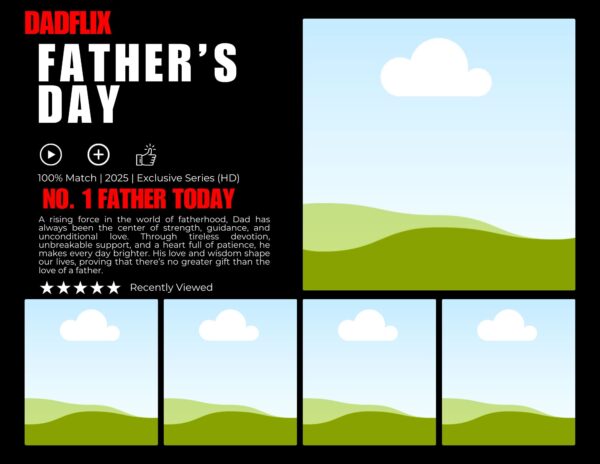 Father’s Day Movie Poster – Canva Template - Image 22