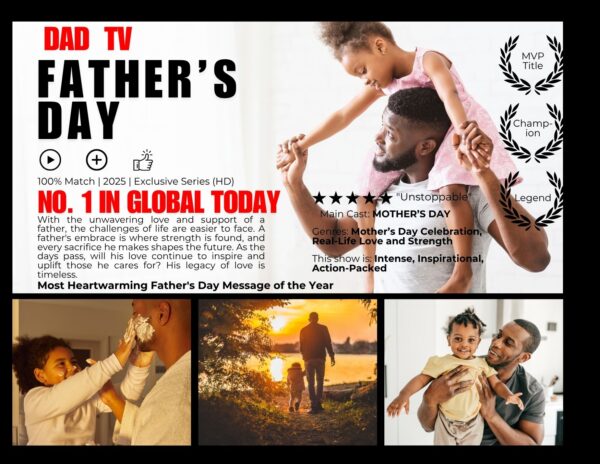 Father’s Day Movie Poster – Canva Template - Image 14