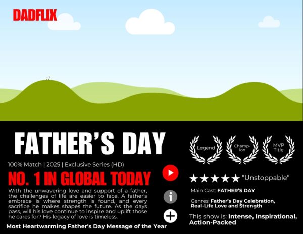 Father’s Day Movie Poster – Canva Template - Image 11