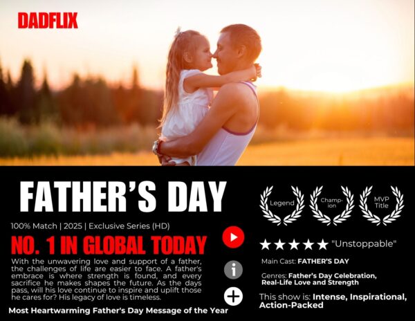 Father’s Day Movie Poster – Canva Template - Image 10