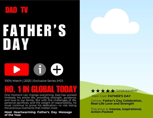 Father’s Day Movie Poster – Canva Template - Image 7
