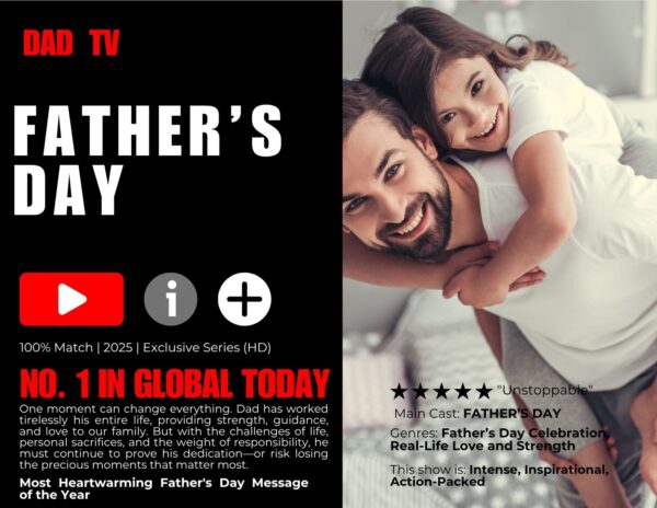Father’s Day Movie Poster – Canva Template - Image 6