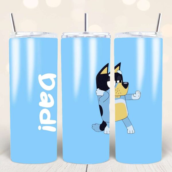 Bluey 20oz Tumbler Design Bundle – 12 PNG Files (Sublimation Wraps) - Image 2