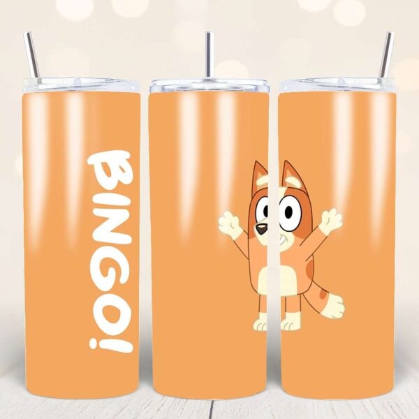 Bluey 20oz Tumbler Design Bundle – 12 PNG Files (Sublimation Wraps) - Image 6