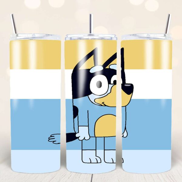 Bluey 20oz Tumbler Design Bundle – 12 PNG Files (Sublimation Wraps) - Image 9