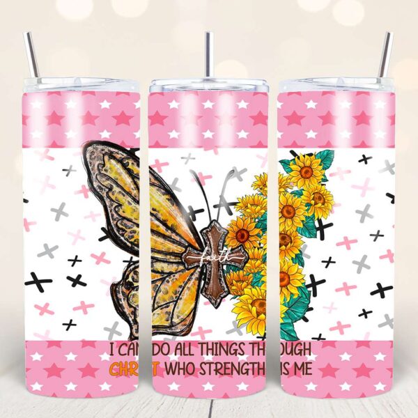 Butterfly Tumbler PNG Bundle - Image 31