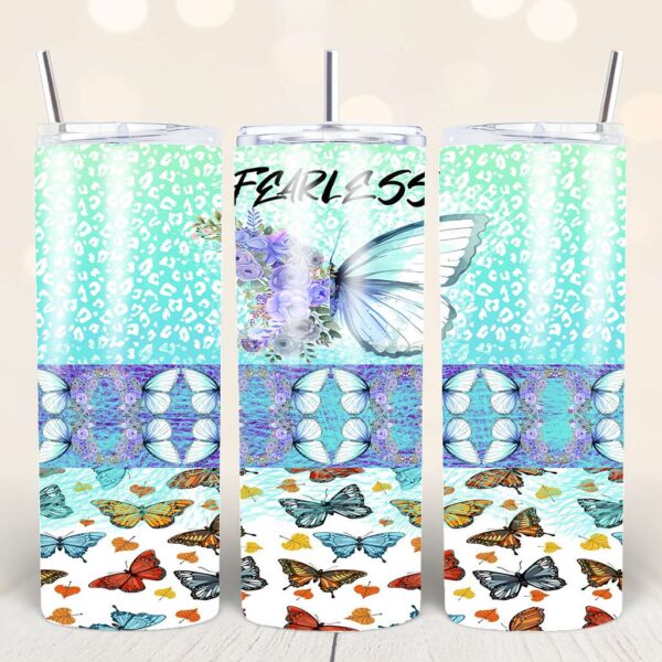 Butterfly Tumbler PNG Bundle - Image 13