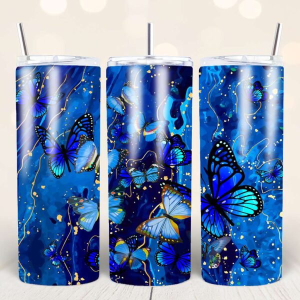 Butterfly Tumbler PNG Bundle - Image 12