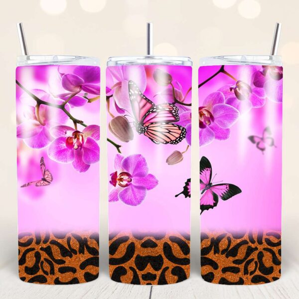 Butterfly Tumbler PNG Bundle - Image 24
