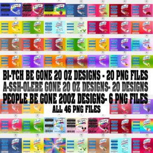 Be Gone Series: The Ultimate 20oz Tumbler Collection