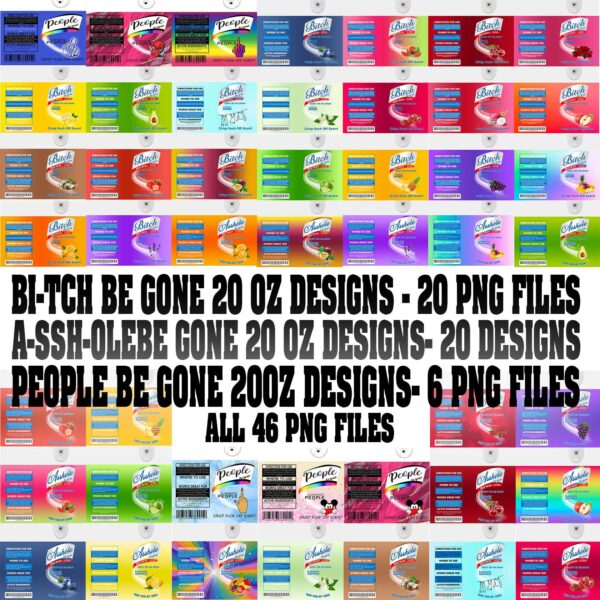 Be Gone Series: The Ultimate 20oz Tumbler Collection