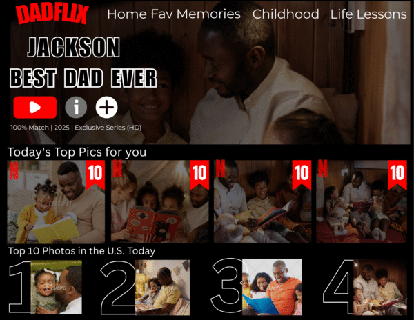 Father’s Day Movie Poster – Canva Template - Image 2