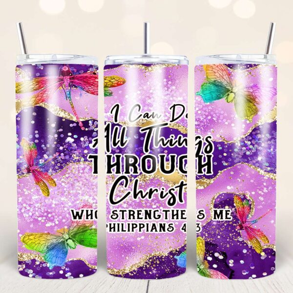 Faith-Based Tumbler Wraps – 44 Bible Verse PNGs for 20oz - Image 18