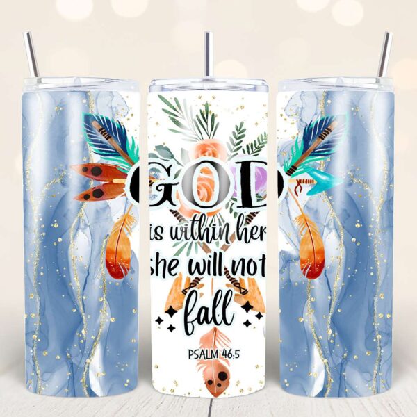 Faith-Based Tumbler Wraps – 44 Bible Verse PNGs for 20oz - Image 11