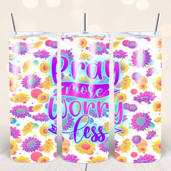 Faith-Based Tumbler Wraps – 44 Bible Verse PNGs for 20oz - Image 19