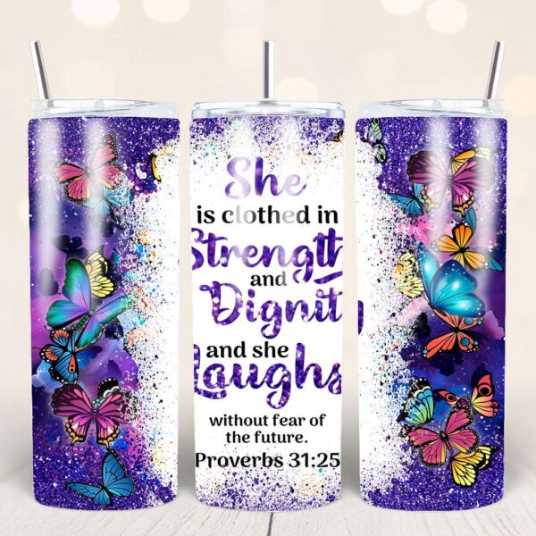 Faith-Based Tumbler Wraps – 44 Bible Verse PNGs for 20oz - Image 6