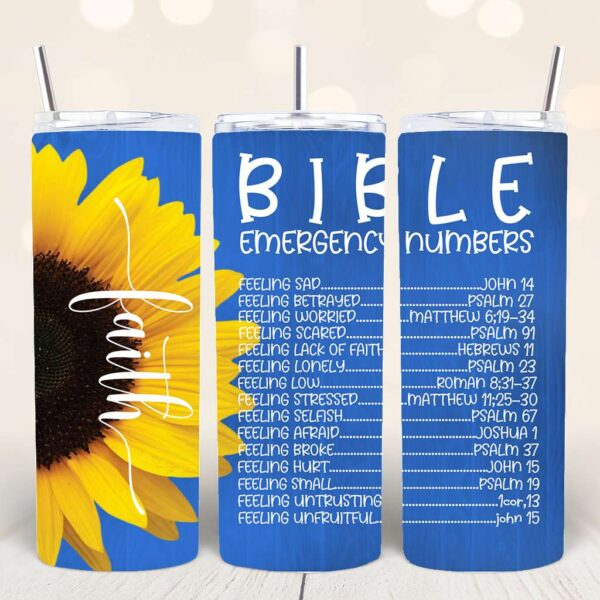 Faith-Based Tumbler Wraps – 44 Bible Verse PNGs for 20oz - Image 22