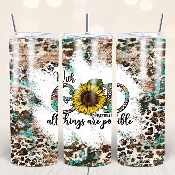 Faith-Based Tumbler Wraps – 44 Bible Verse PNGs for 20oz - Image 25
