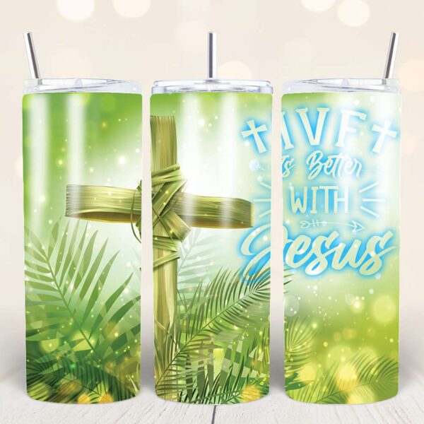 Faith-Based Tumbler Wraps – 44 Bible Verse PNGs for 20oz - Image 31