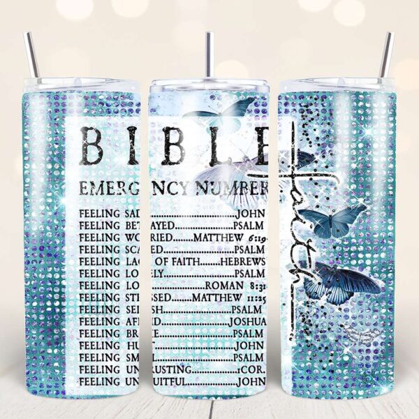 Faith-Based Tumbler Wraps – 44 Bible Verse PNGs for 20oz - Image 4