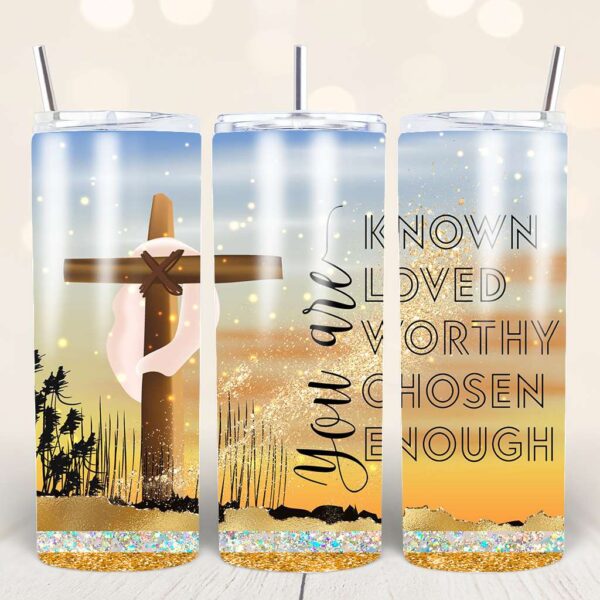 Faith-Based Tumbler Wraps – 44 Bible Verse PNGs for 20oz - Image 2