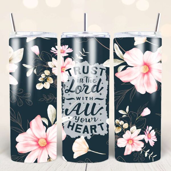 Faith-Based Tumbler Wraps – 44 Bible Verse PNGs for 20oz - Image 16