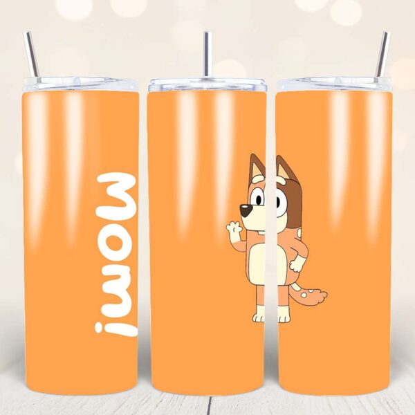 Bluey 20oz Tumbler Design Bundle – 12 PNG Files (Sublimation Wraps) - Image 13