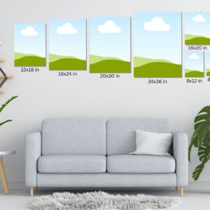 Sets Canvas sizes smart mockup pack