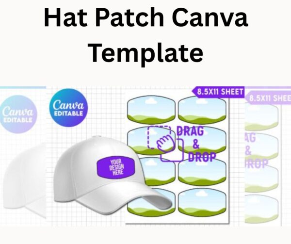 Hat Patch Canva Template