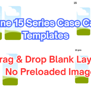 iPhone 15 Series Phone Case Canva Templates