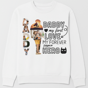 FREE Editable Canva Template "Daddy – My First Love, My Forever Hero" Photo Collage Template