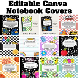 Composition Notebook Covers MOCKUP