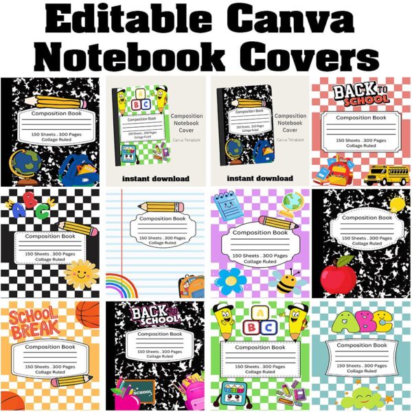 Composition Notebook Covers MOCKUP